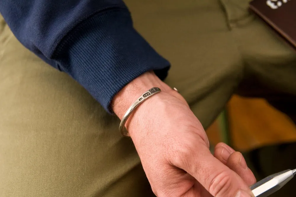 #045 - Men's Bangle Classic Hallmarks
