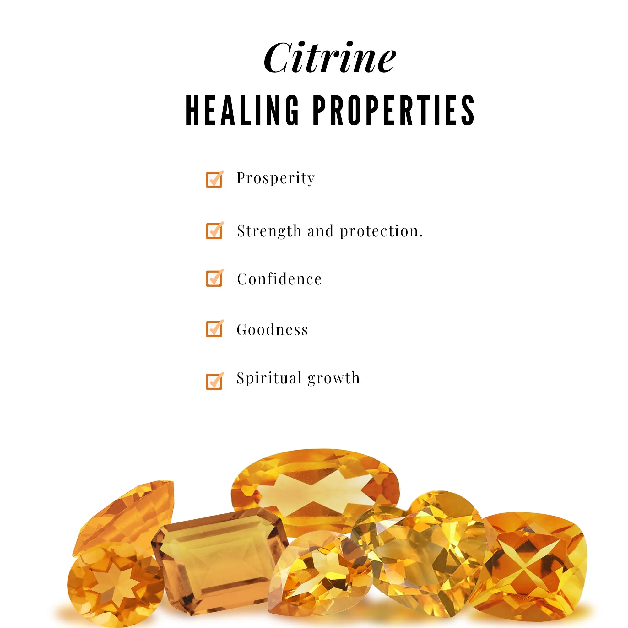 1 CT Round Citrine and Diamond Halo Engagement Ring