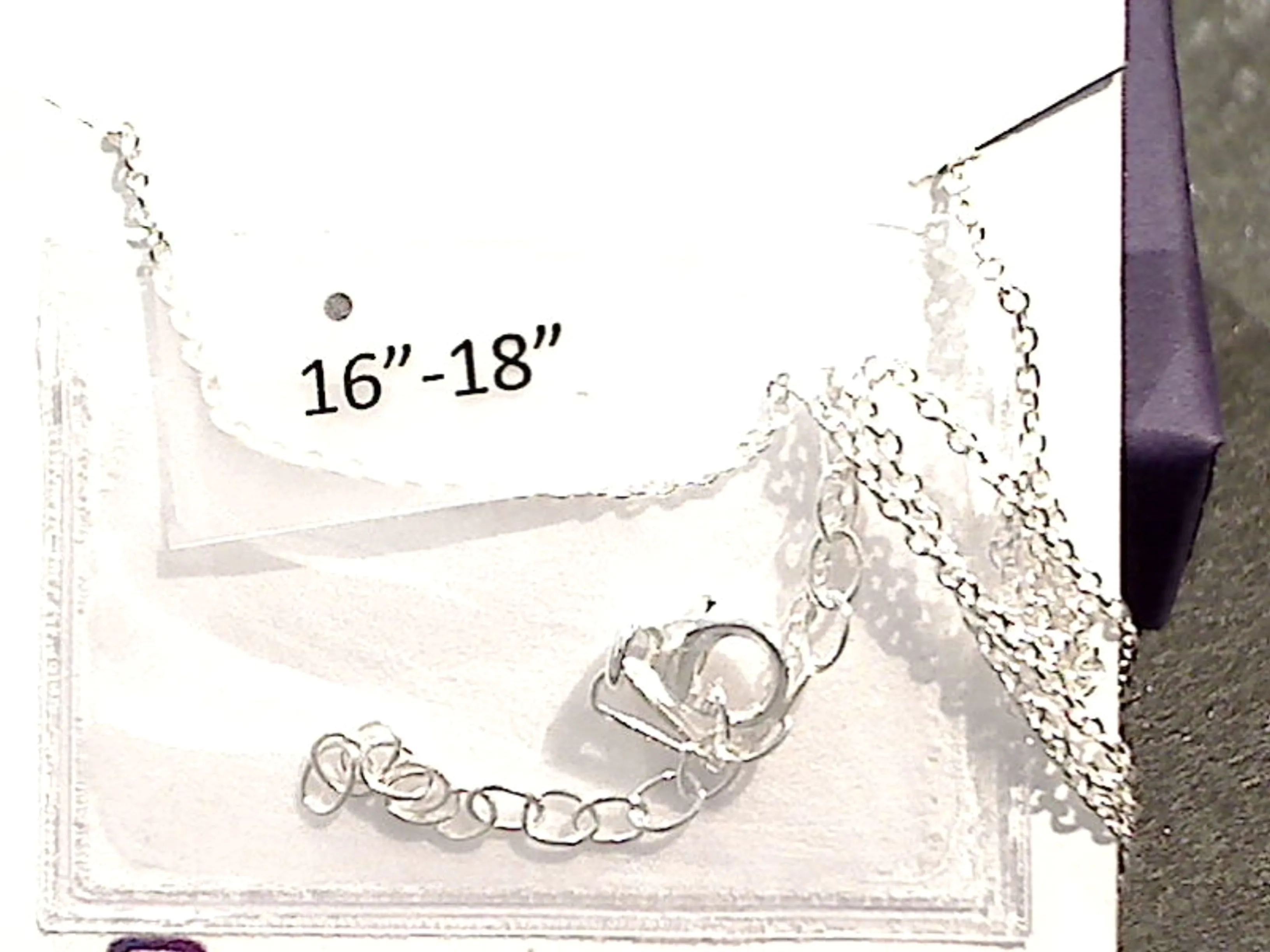16" - 18" Sterling Silver Aries Zodiac Necklace