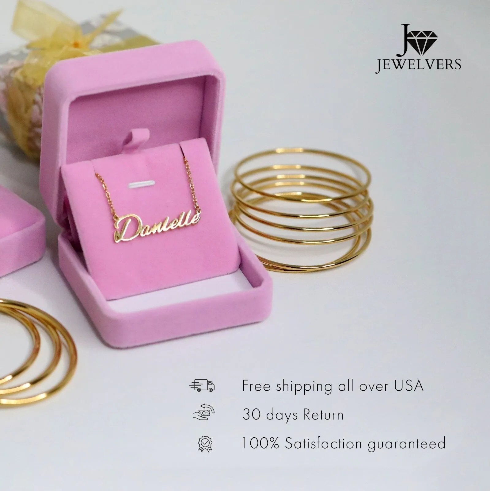 18K Gold-Filled Link Ring