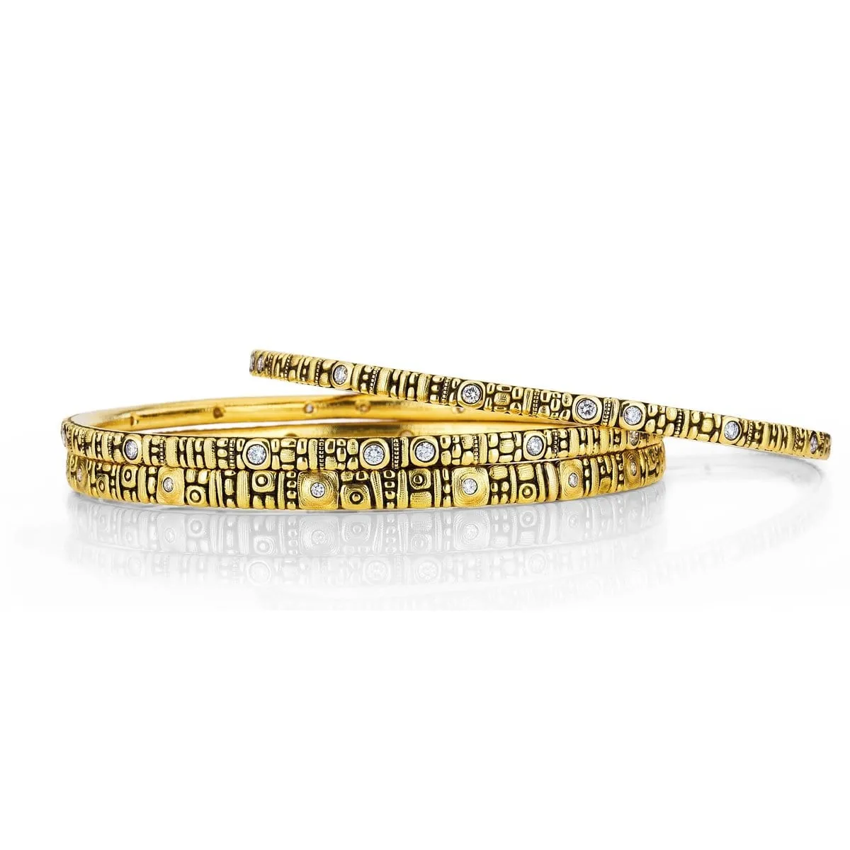 18K Seashore 2 Diamond Bracelet - B-61D