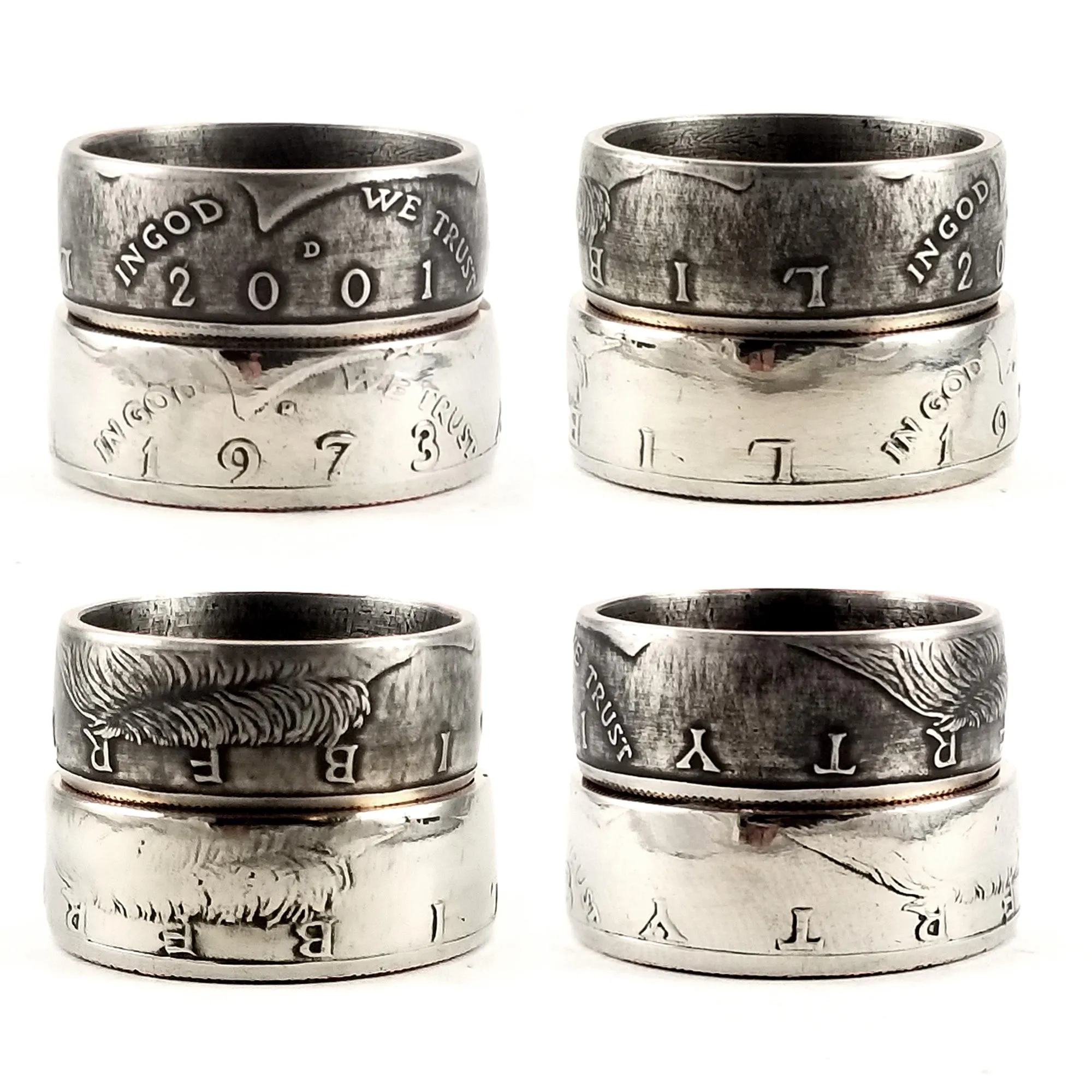 1971-2020 Kennedy Half Dollar Coin Ring