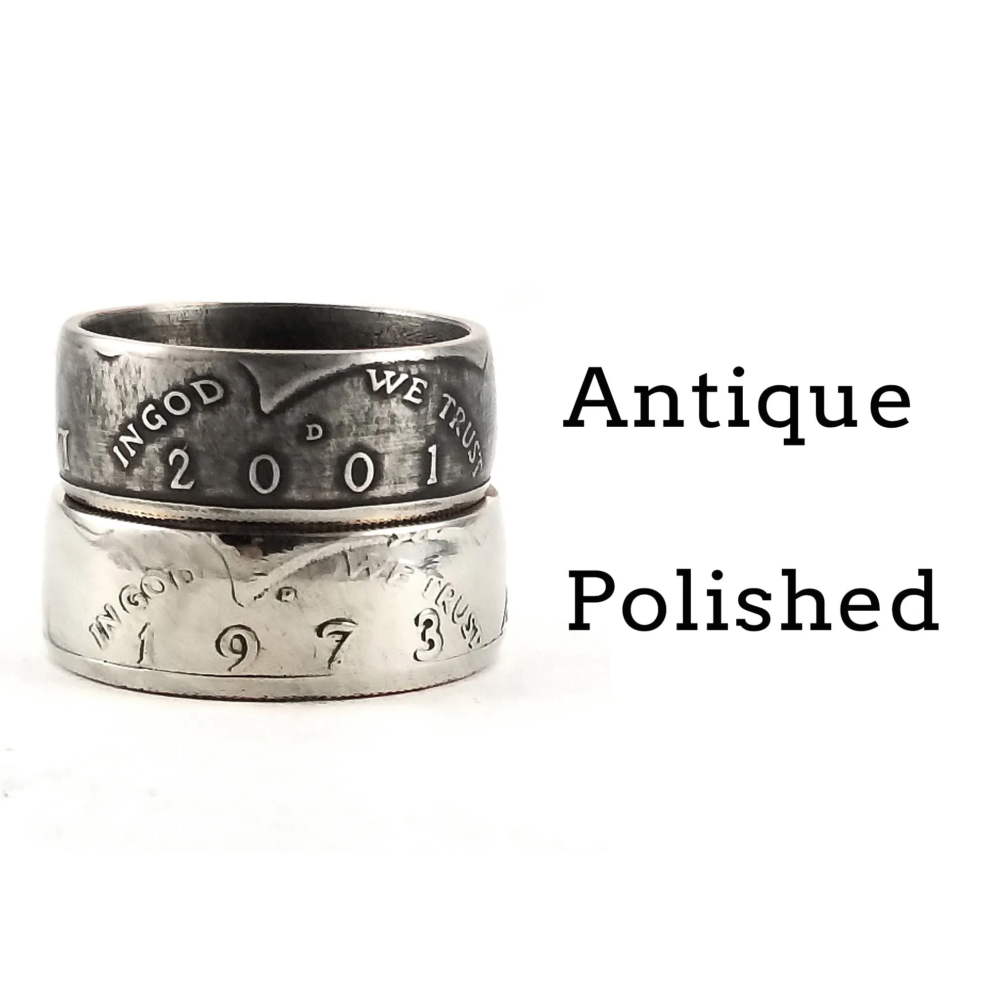 1971-2020 Kennedy Half Dollar Coin Ring