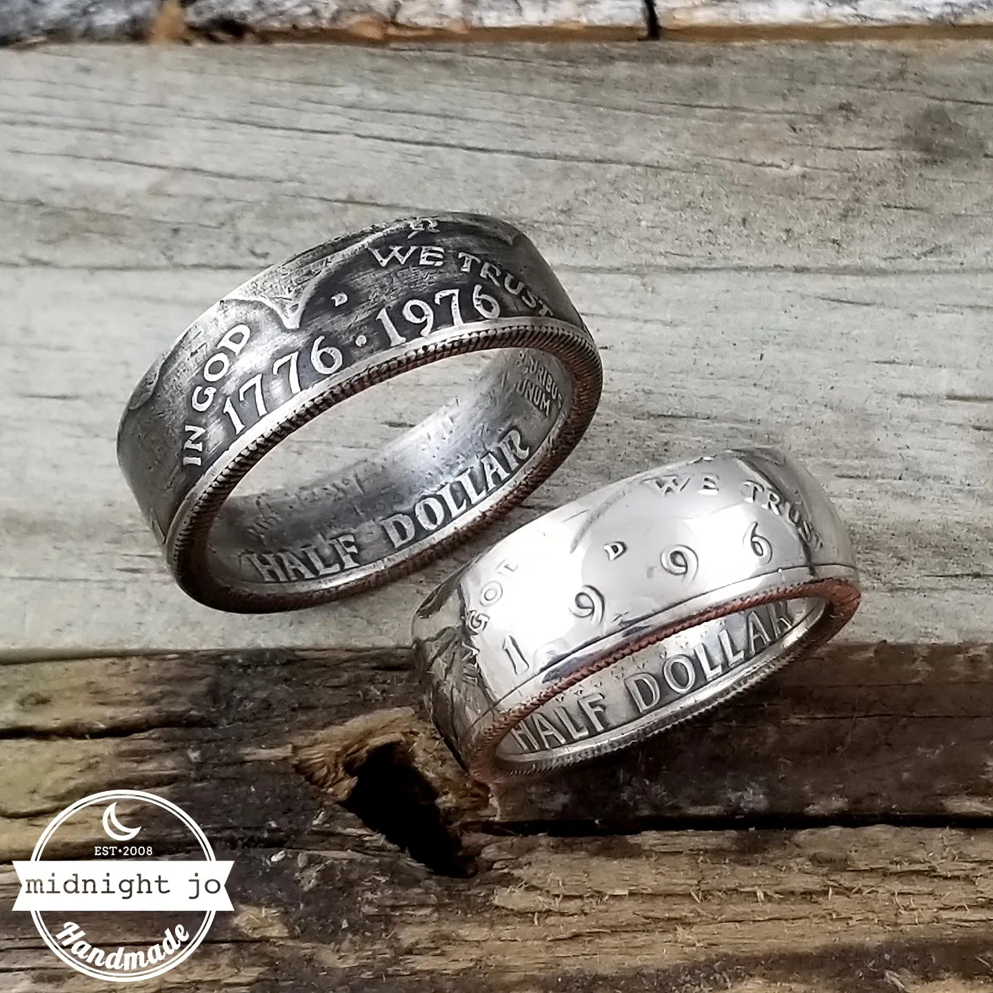 1971-2020 Kennedy Half Dollar Coin Ring