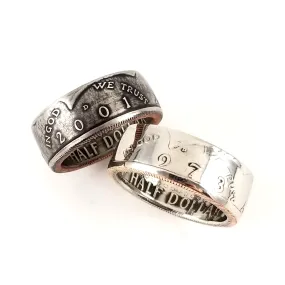 1971-2020 Kennedy Half Dollar Coin Ring