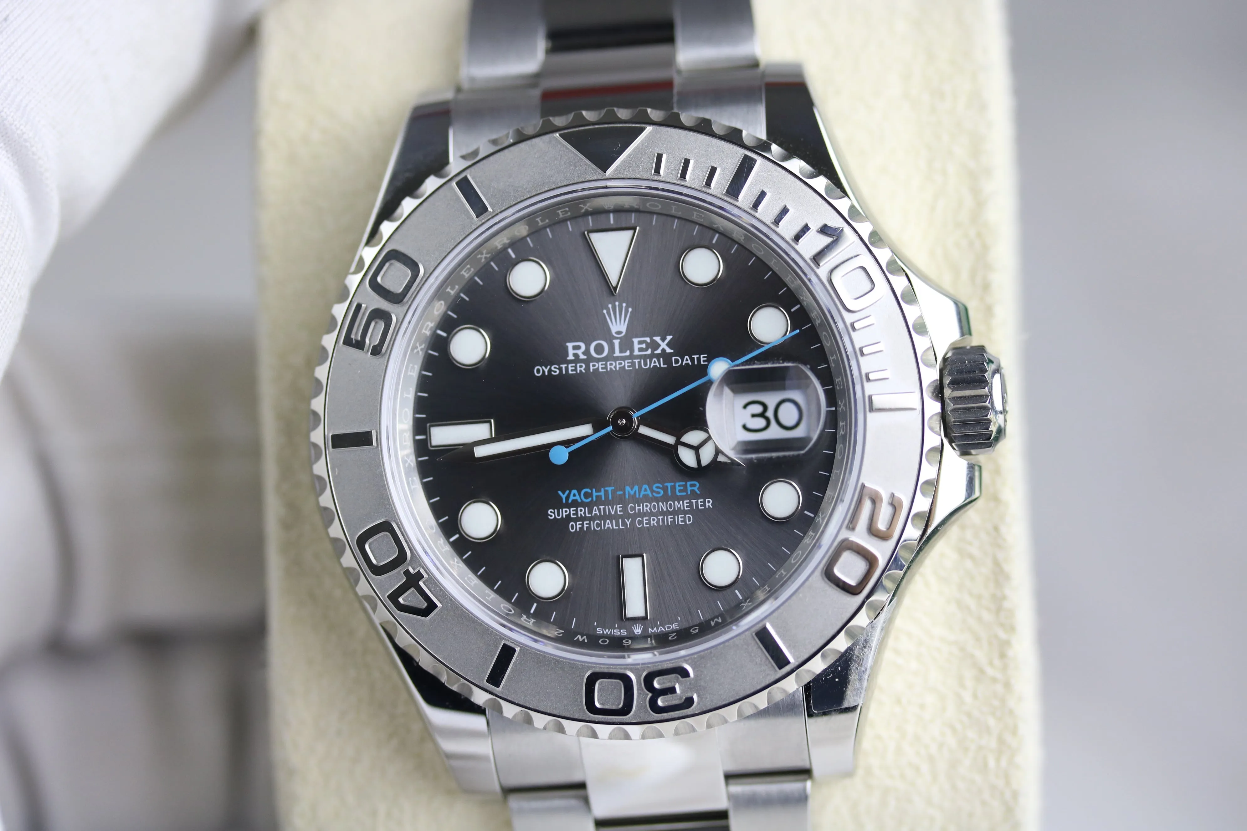 2023 Rolex 126622 Yachtmaster Rhodium Dial with Box & Papers