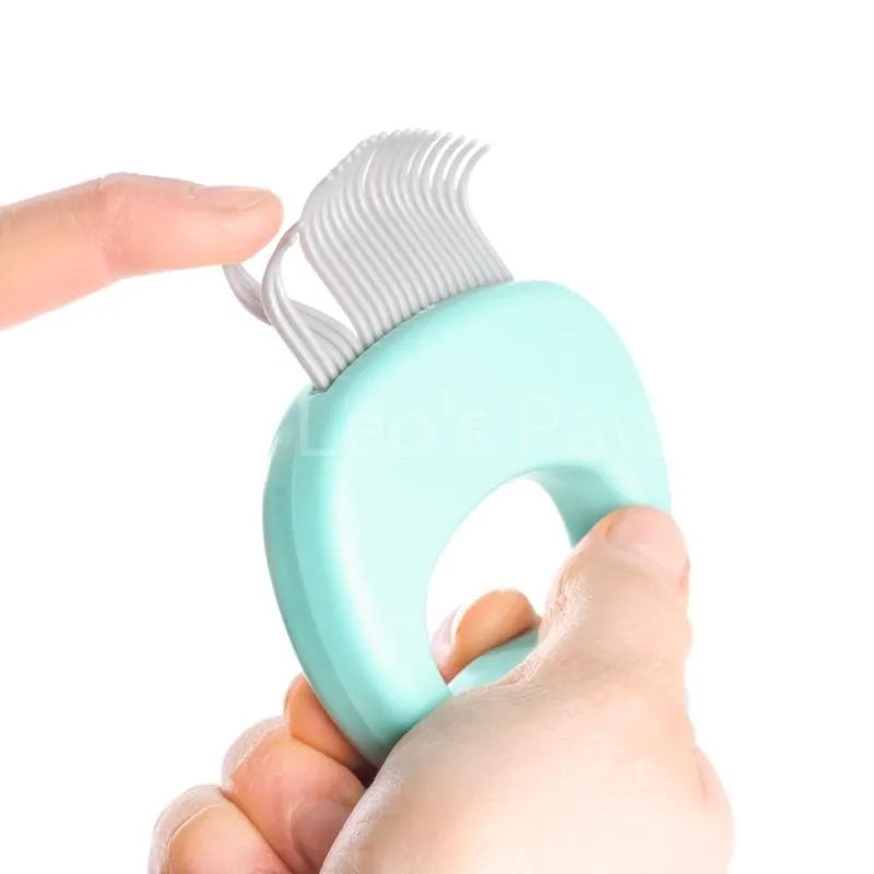 (3 Pack Bundle) Cat Hair Removal Massaging Shell Comb