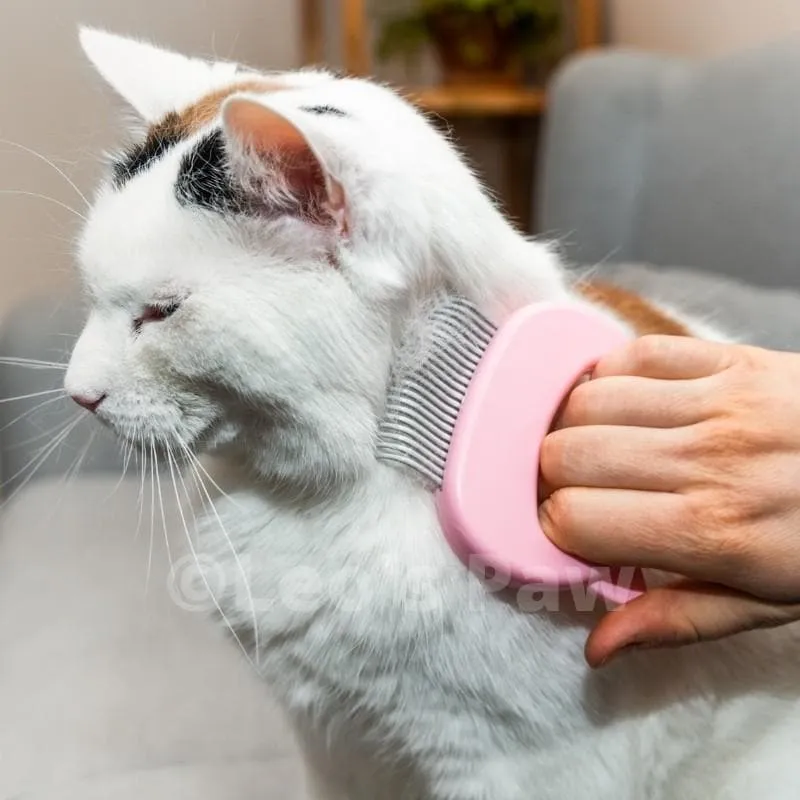 (3 Pack Bundle) Cat Hair Removal Massaging Shell Comb