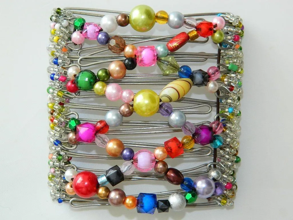 African Butterfly - 9 Tong Wire Hair Clip 19