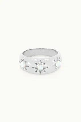 Alina Opal Silver Band