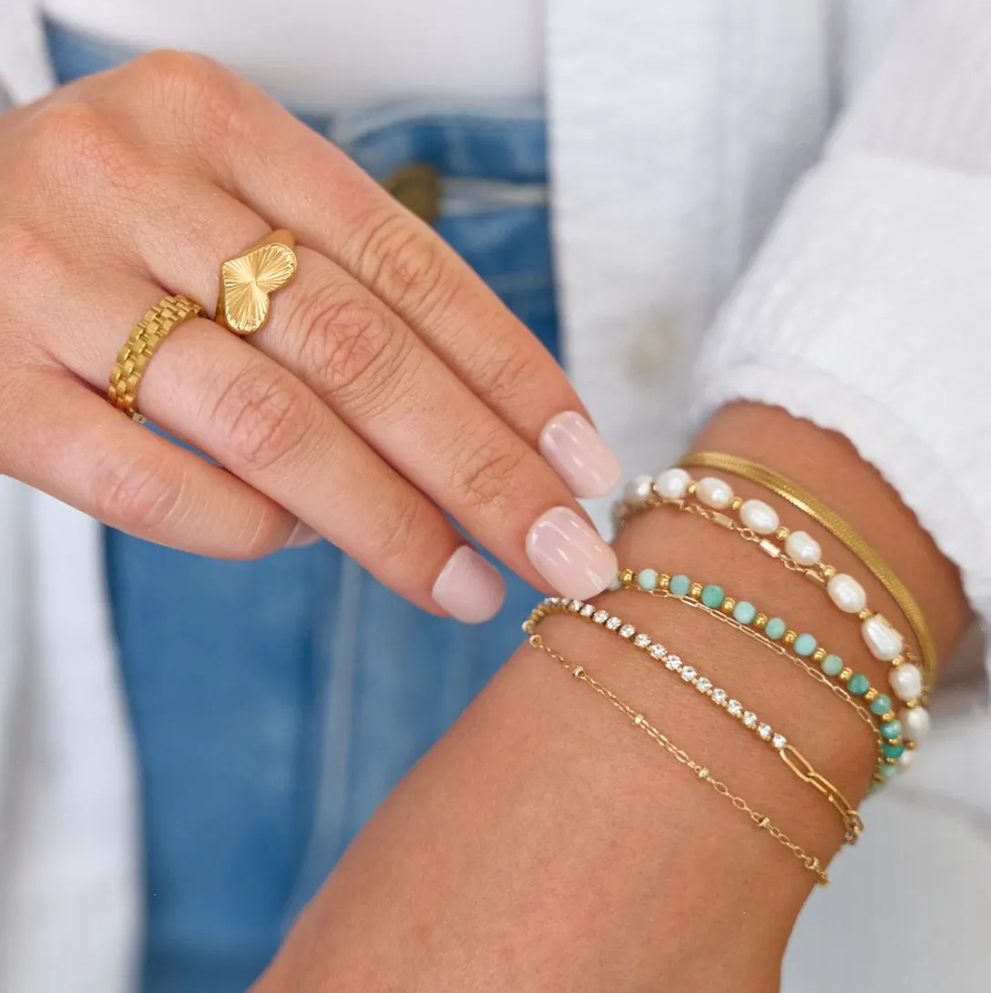 Amazonite Beaded Slider