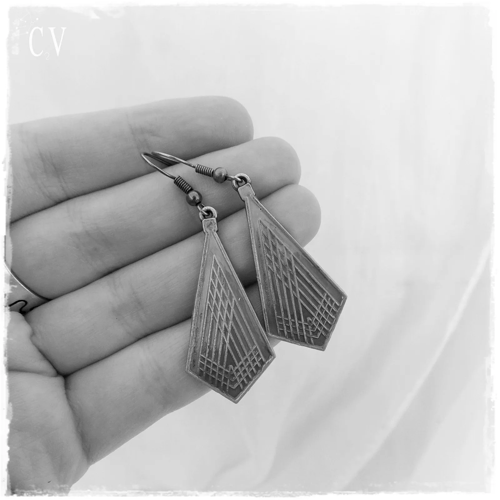 Amethyst Ethnic Earrings