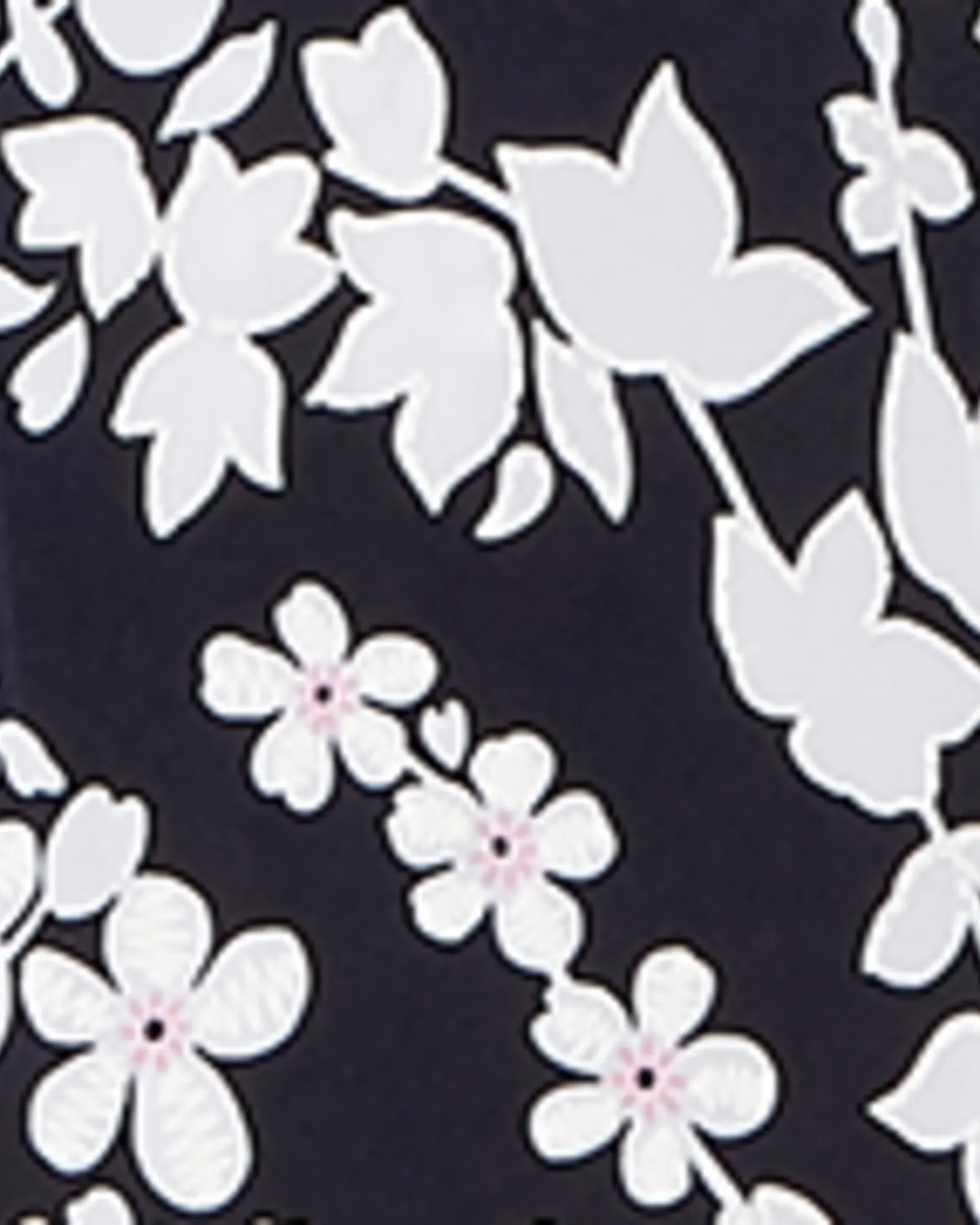 Ansley V-Neck Fit and Flare Dress | Navy / Ivory