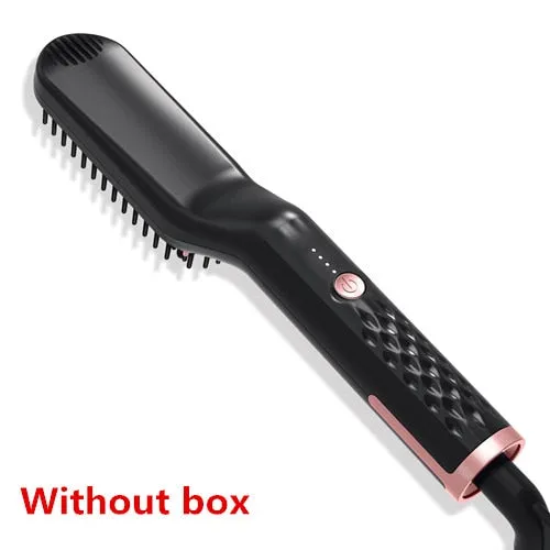 Beard Straightener Brush & Hair Straightening Brush for woman and man