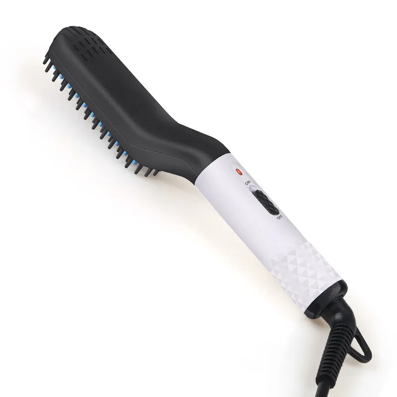 Beard Straightener Brush & Hair Straightening Brush for woman and man