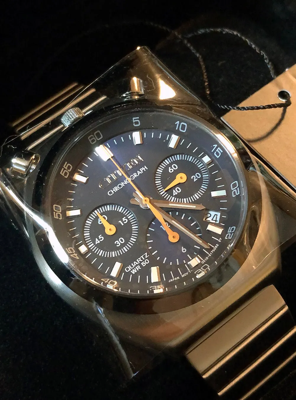 CITIZEN RECORD LABEL TSUNO(BULLHEAD) CHRONO AN3660-81L JDM