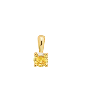 Citrine November Birth Charm