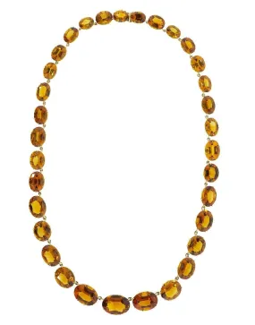 Citrine Riviere Necklace
