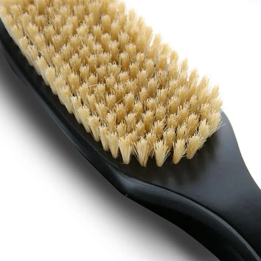 Custom Long Handle Wood Boar Bristle Hair Brush