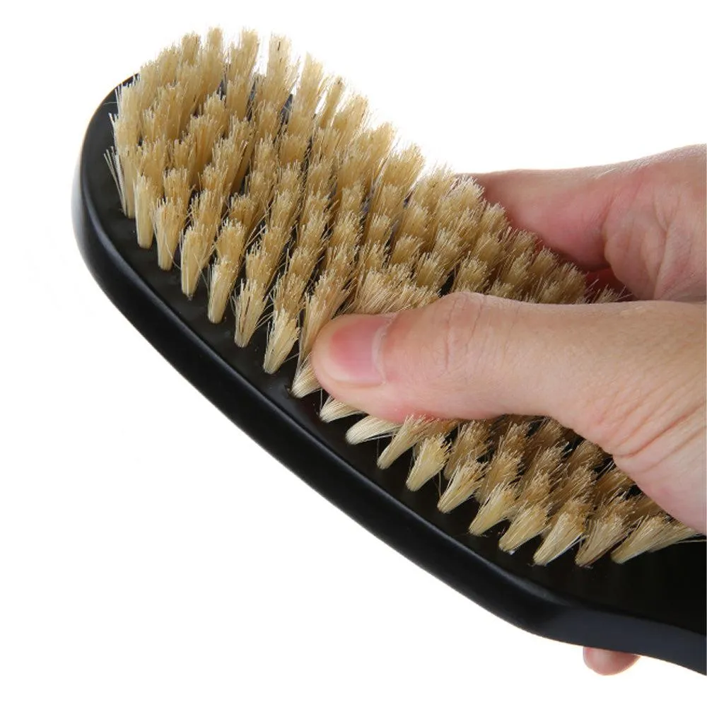 Custom Long Handle Wood Boar Bristle Hair Brush
