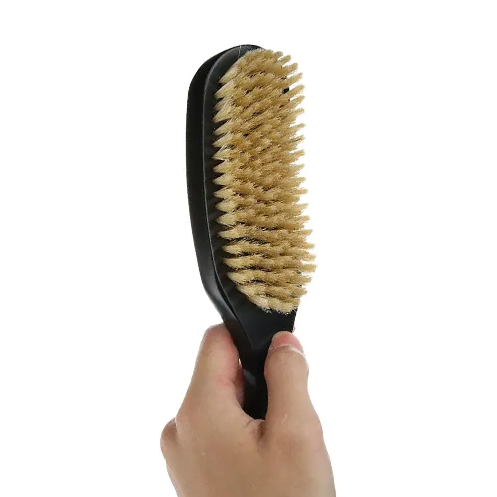 Custom Long Handle Wood Boar Bristle Hair Brush