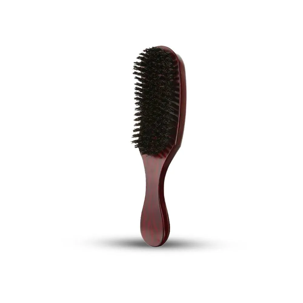 Custom Long Handle Wood Boar Bristle Hair Brush