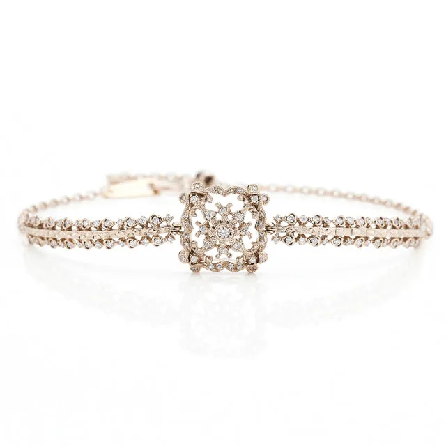 “DAMASK”<br>Diamond-bracelet<br>ダイヤモンドブレスレット<br>（1162A）
