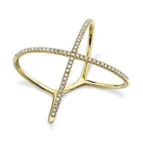 Diamond X Ring