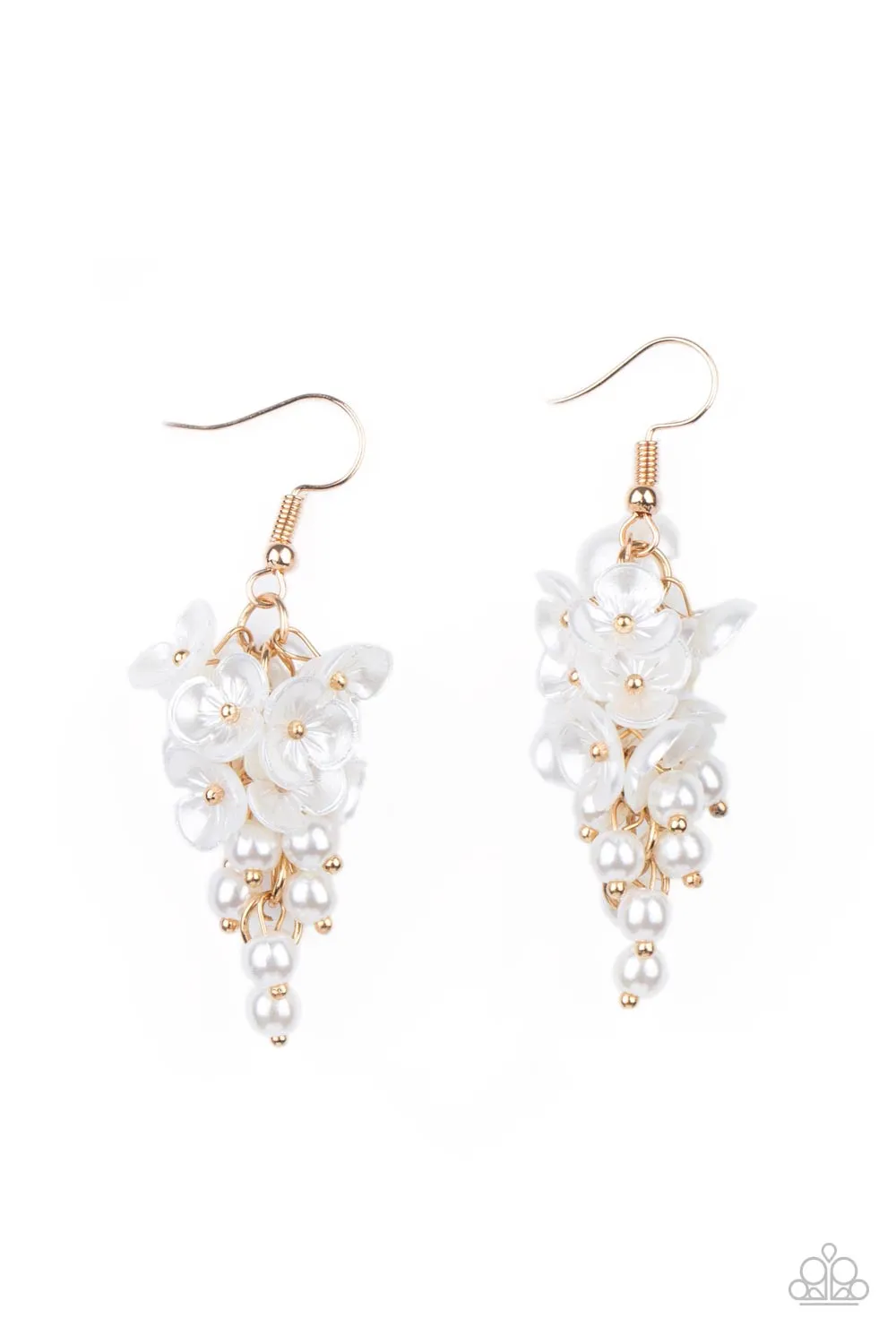 Earrings Bountiful Bouquets - Gold E2329 PEARL