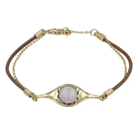 ELLE™ QUARTZ LEATHER BRACELET