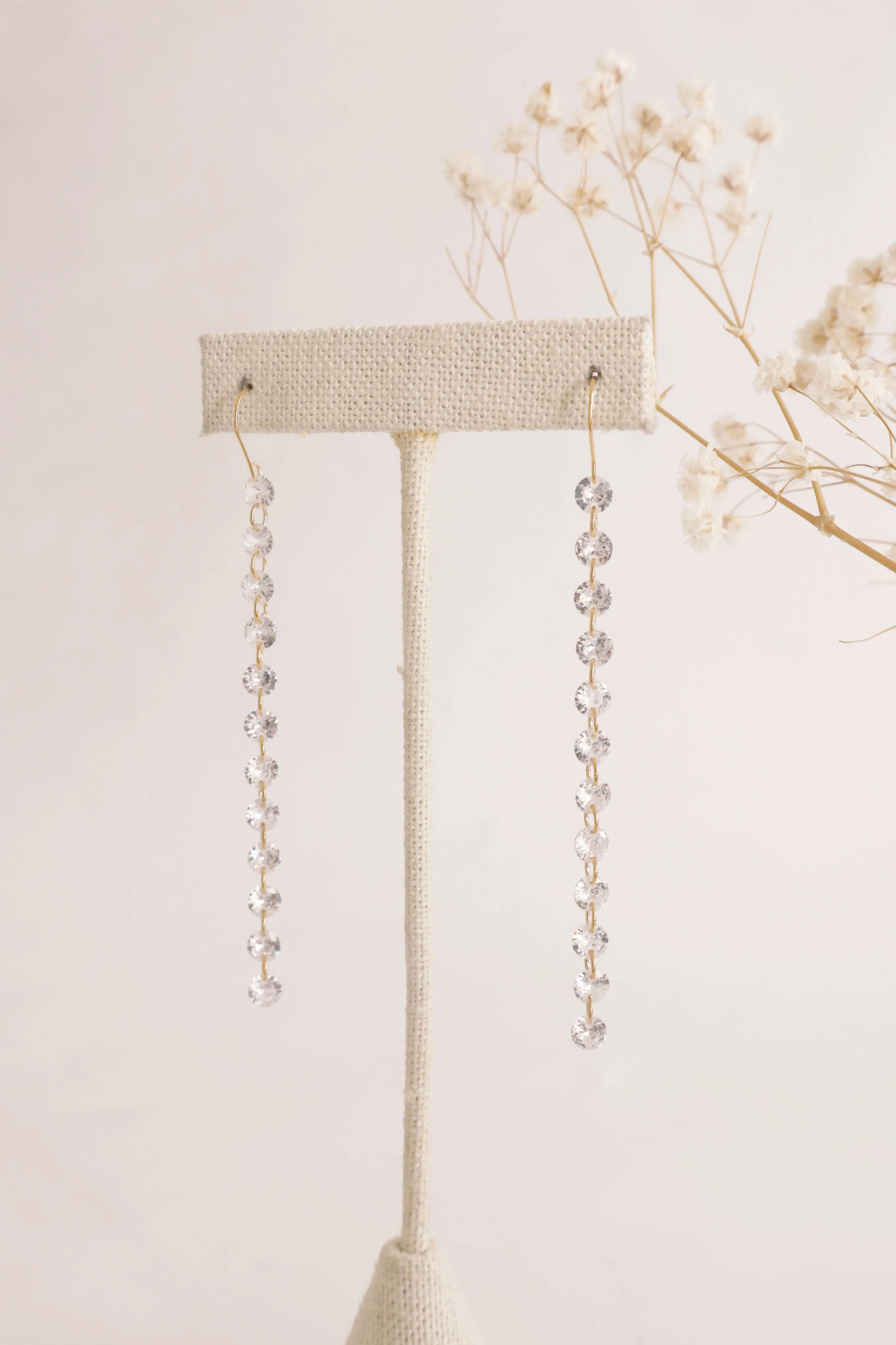 Emma Floating CZ Earrings