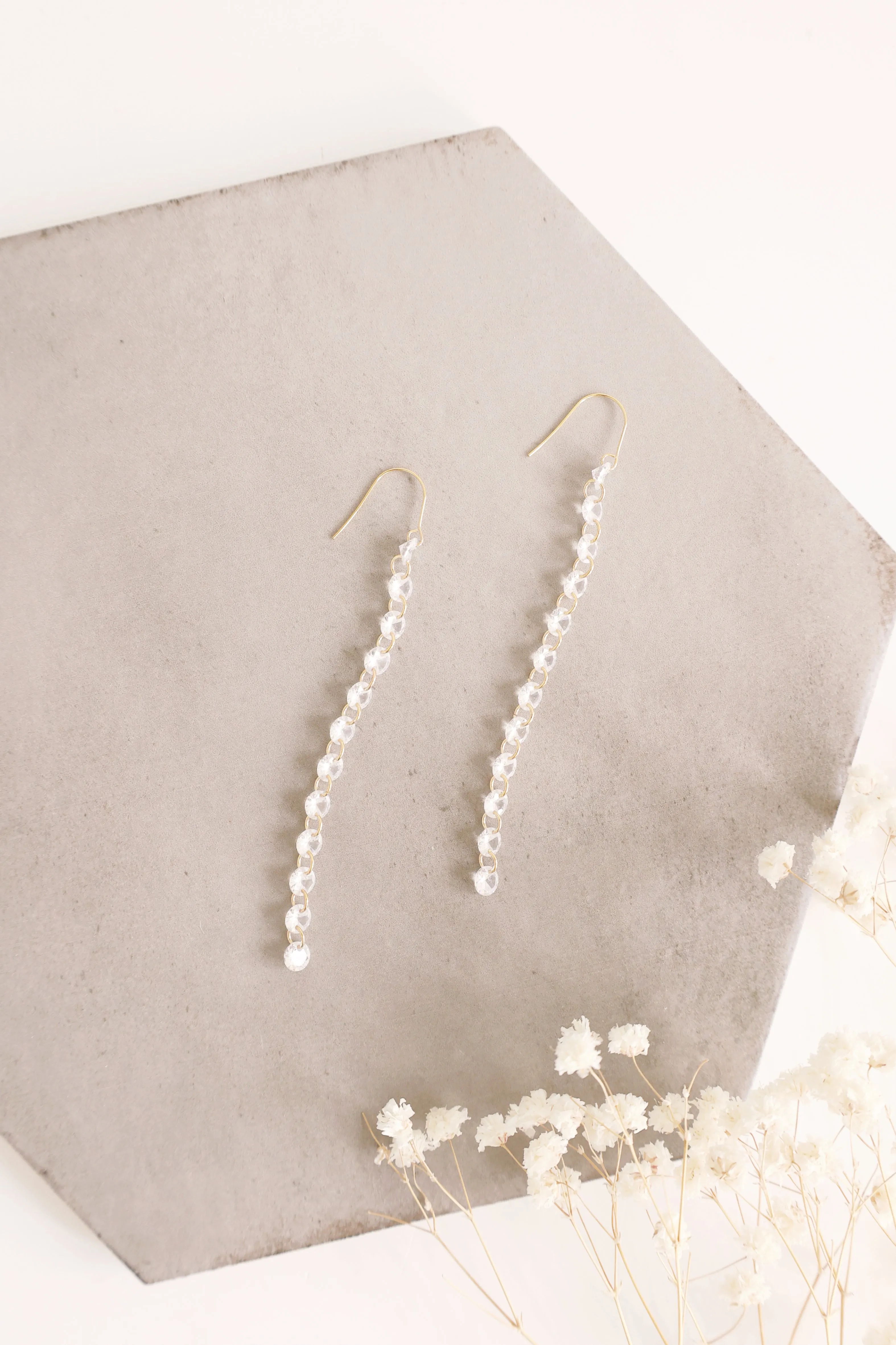 Emma Floating CZ Earrings