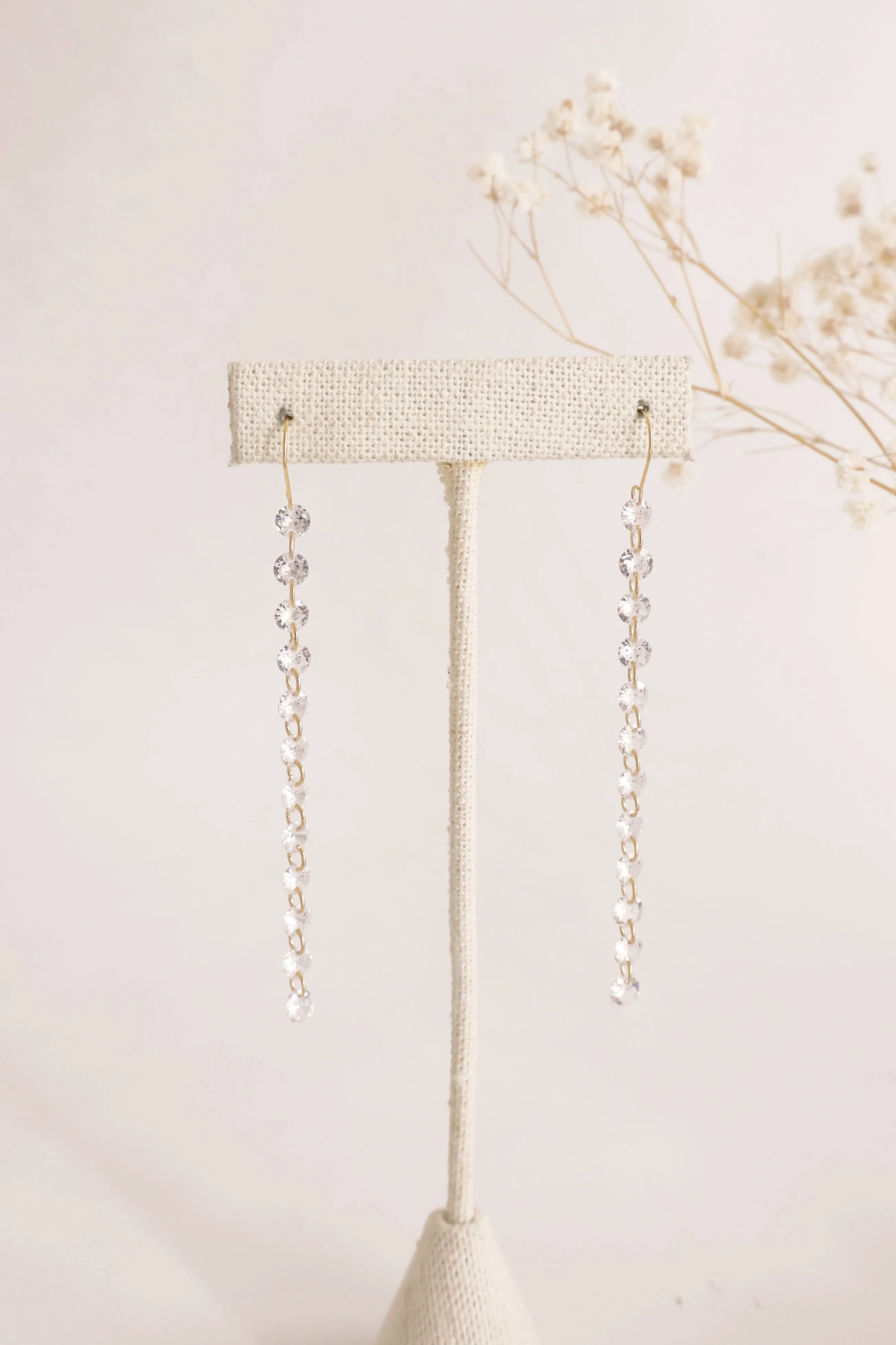Emma Floating CZ Earrings