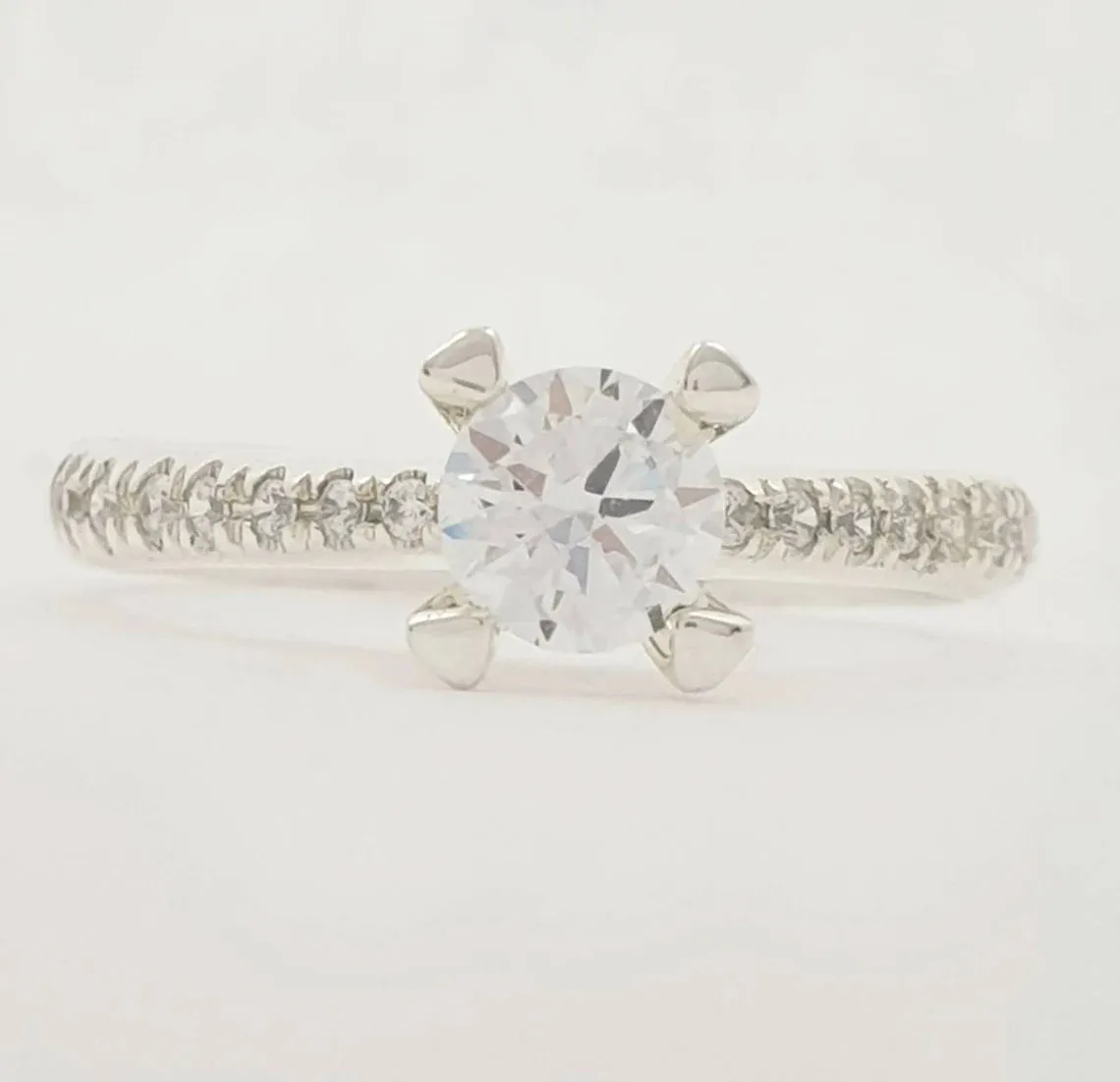 Engagement Ring With Diamonds