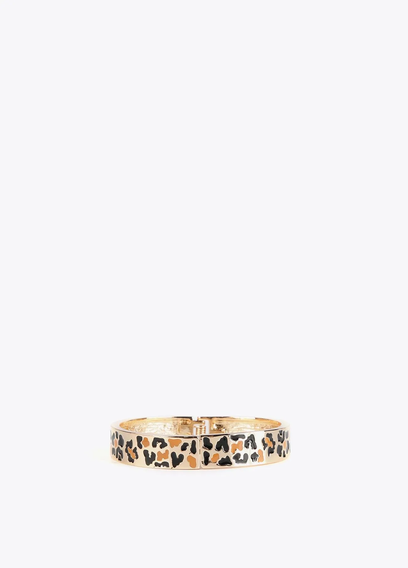 Golden animal print bracelet