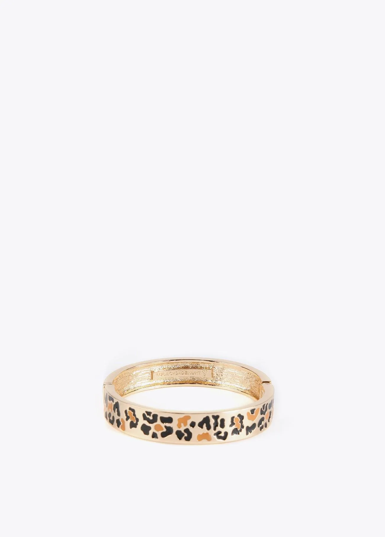 Golden animal print bracelet