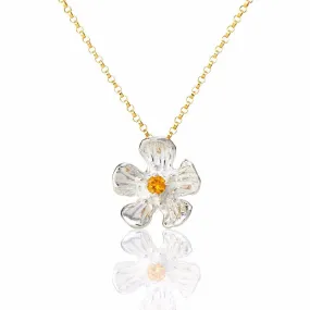 Golden Glow - buttercup necklace with gemstone