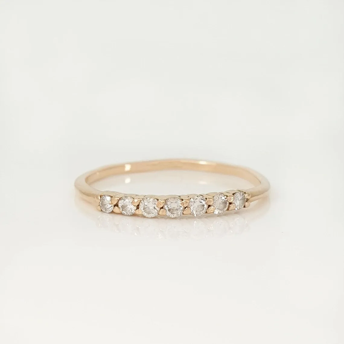 Half Eternity Diamond Ring