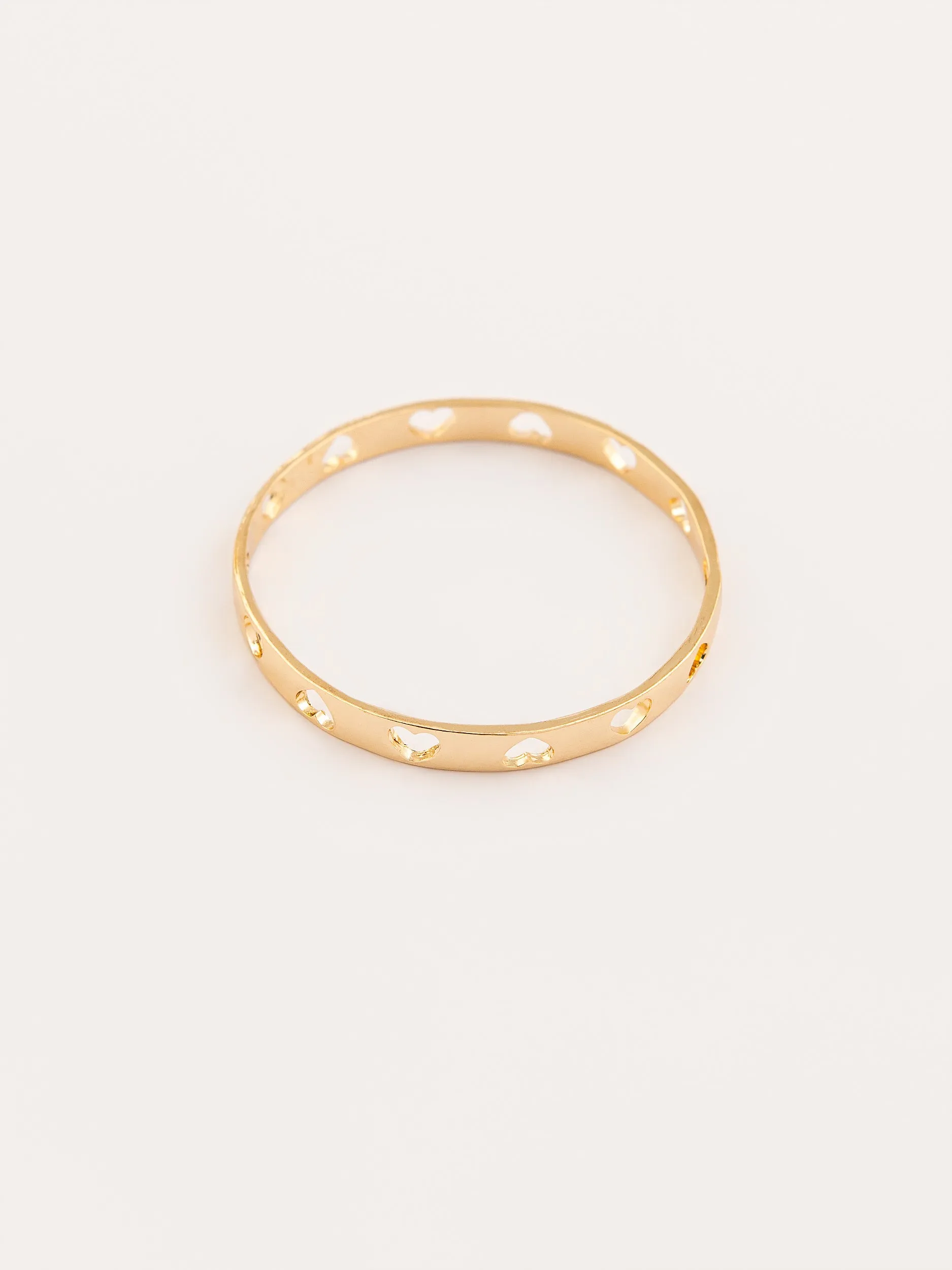 Heart Bangle Bracelet