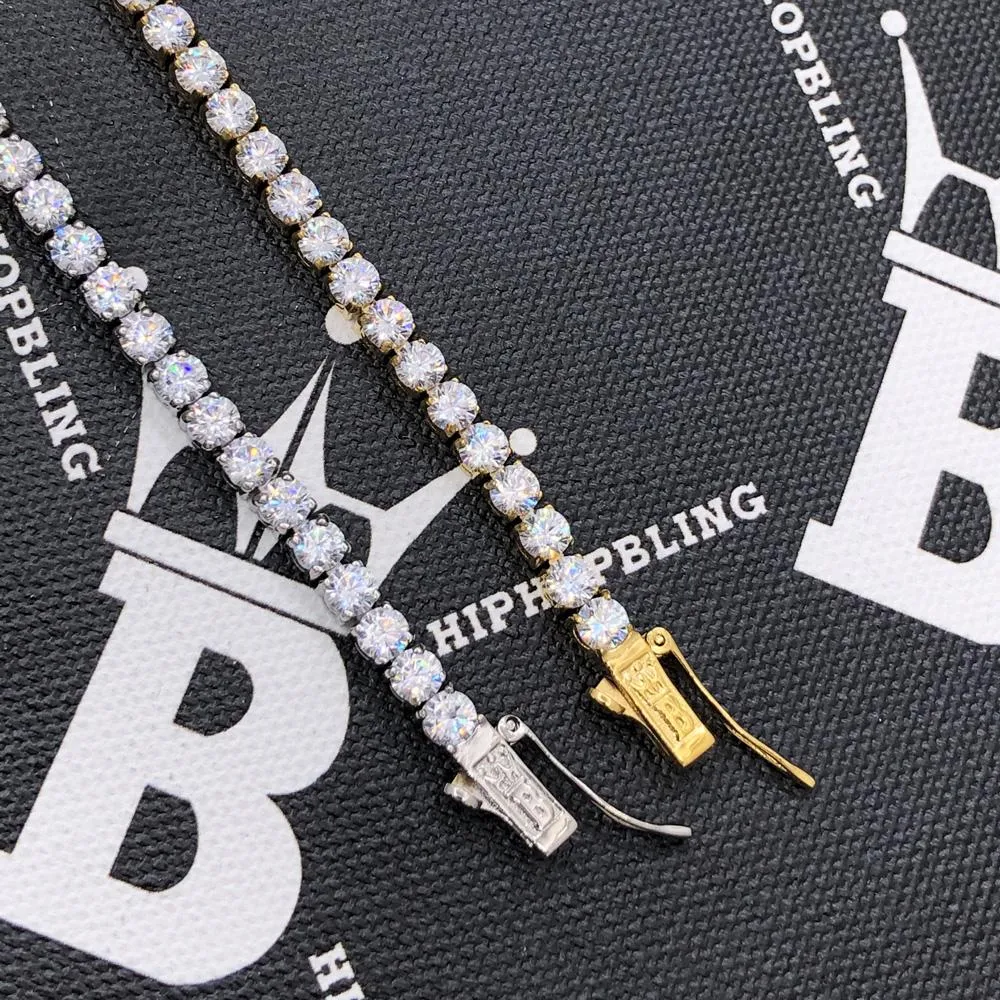 Hip Hop Bling VVS Iced Out Tennis Bracelet 4MM