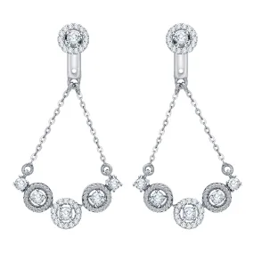 KATARINA 3/4 cttw Diamond Dangle Earrings