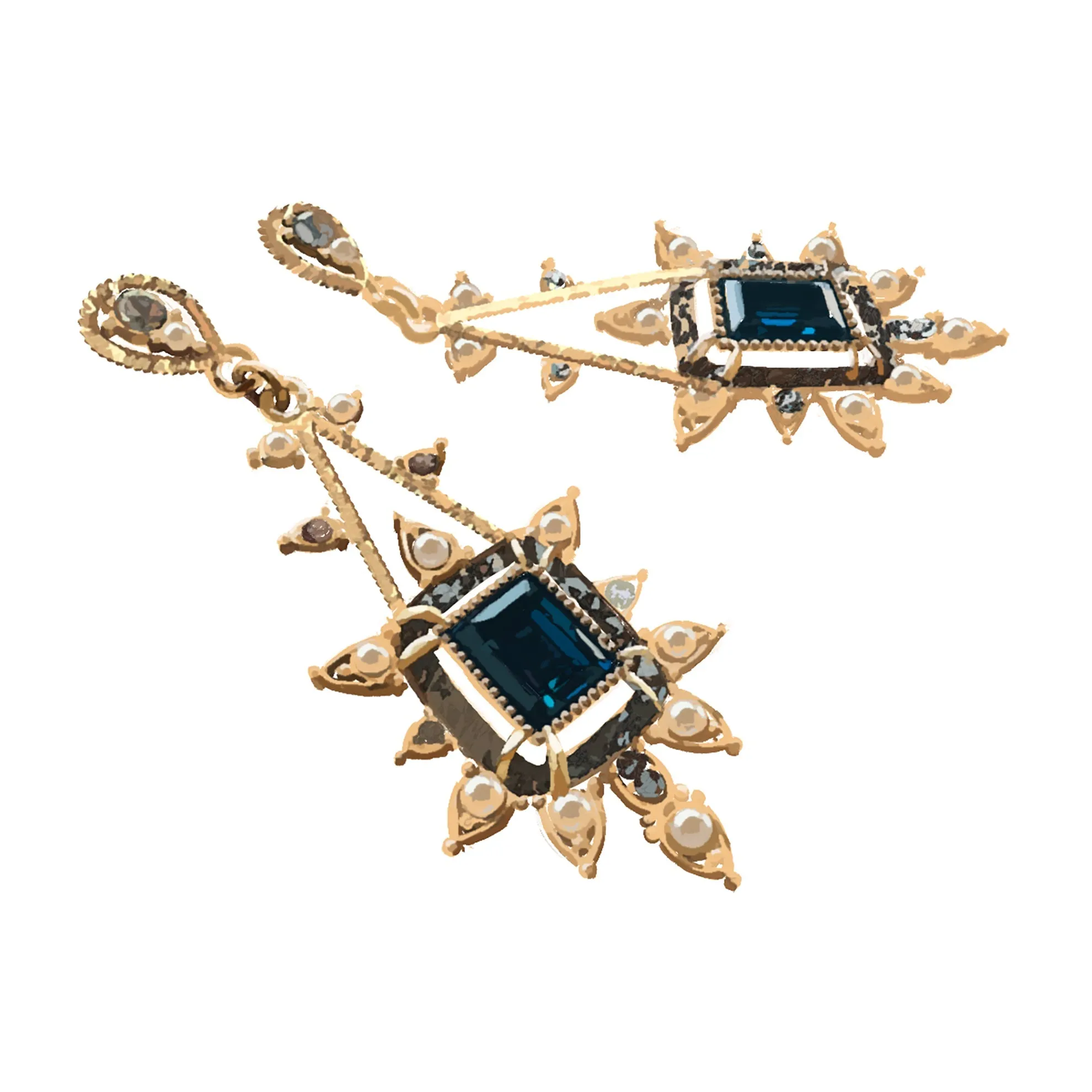 Louise's Chandelier Earrings