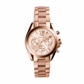 Michael Kors Rose Gold-Tone Bradshaw Mini Watch MK5799