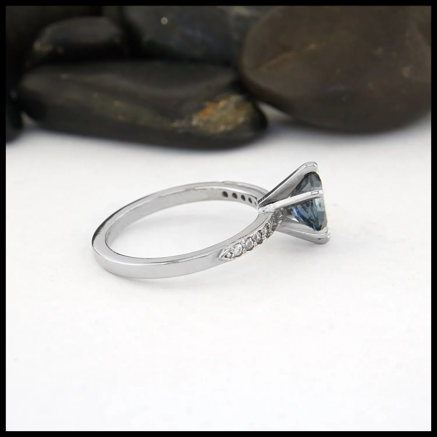 Montana Sapphire and Diamonds Ring