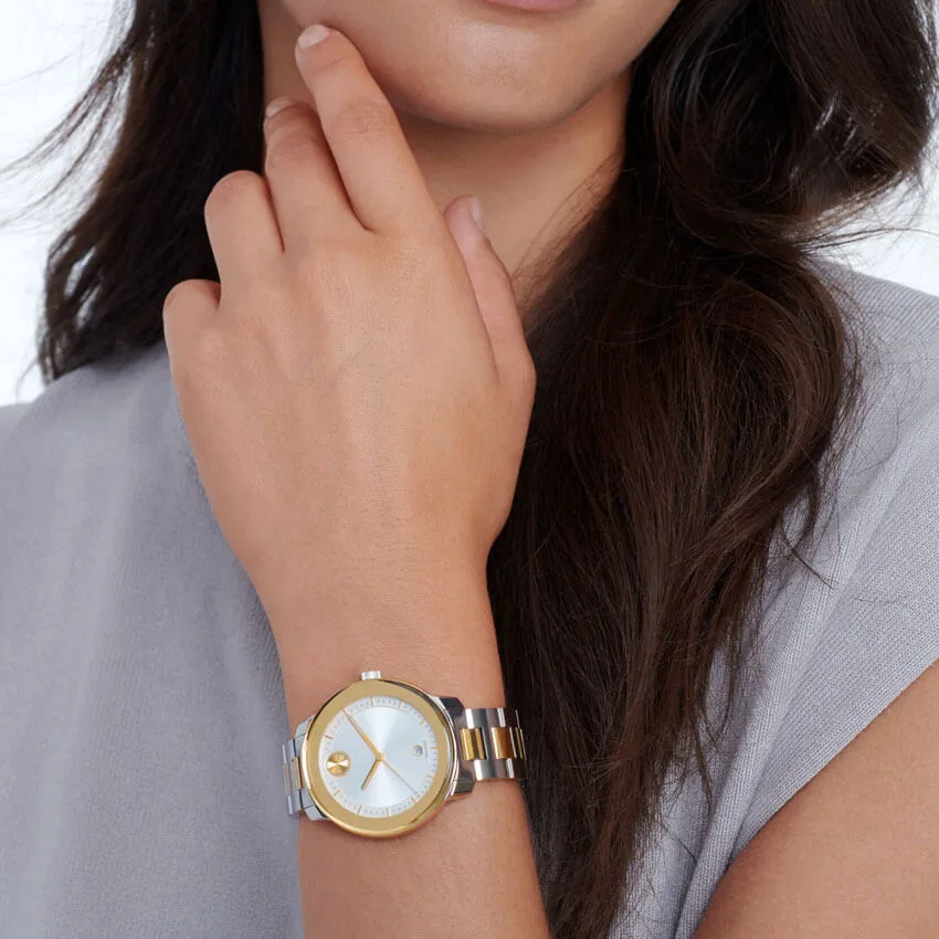 Movado BOLD Verso Two Tone Women's Watch 3600749