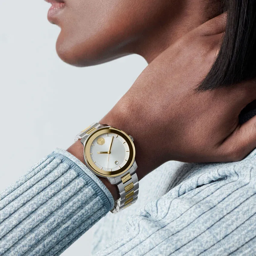 Movado BOLD Verso Two Tone Women's Watch 3600749