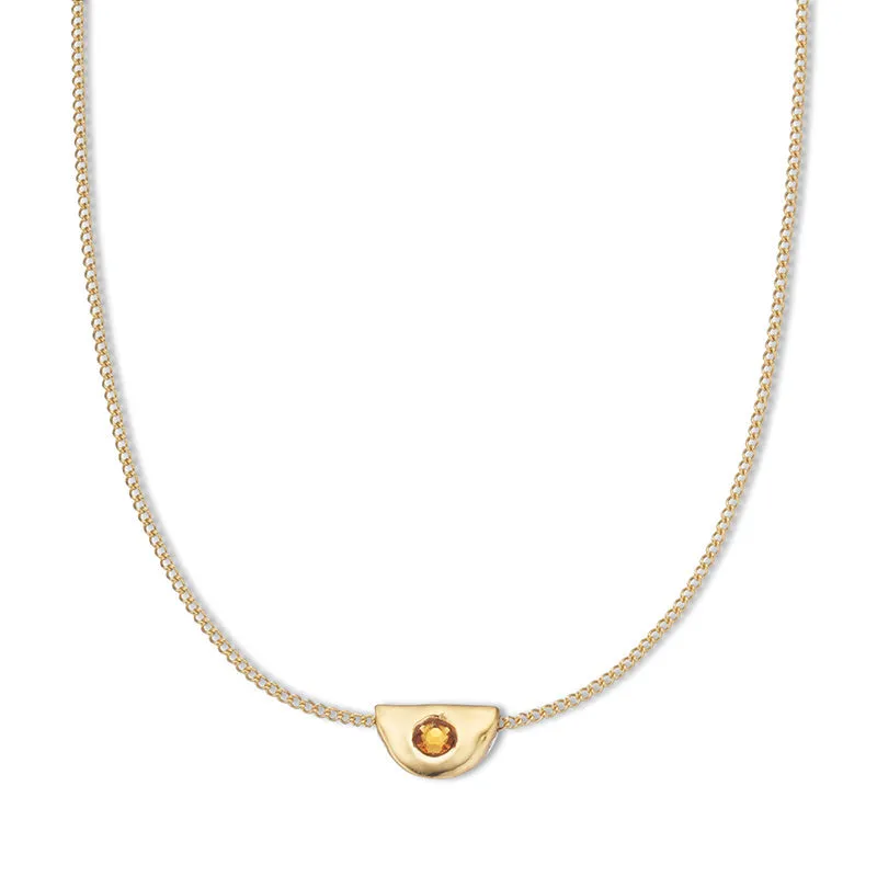 NOVEMBER BIRTHSTONE NECKLACE