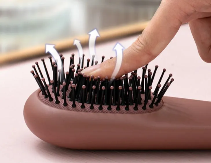 One-Key Quick Cleaning Hair Comb Women Hair Brush Air Cushion Scalp Massage Comb Hair Styling Tool Comb