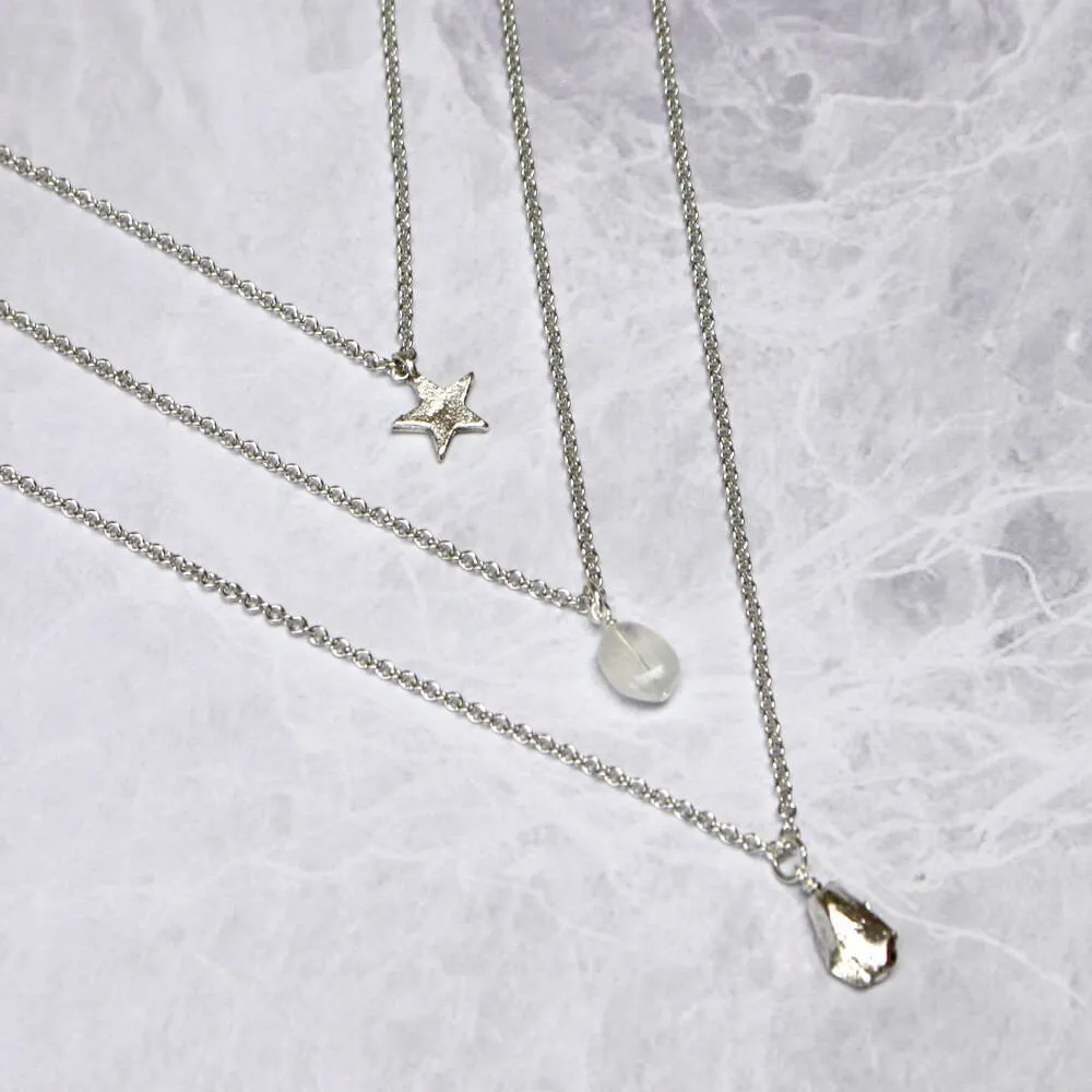 Personalised Layered Birthstone Necklace