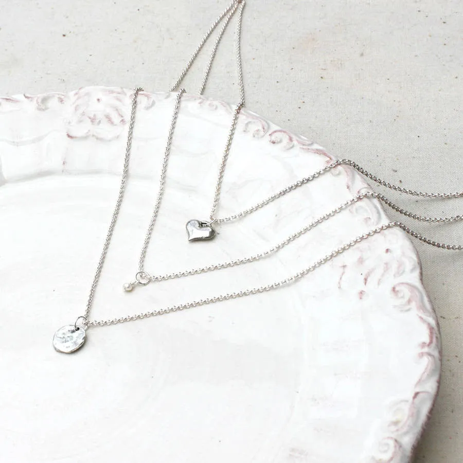 Personalised Layered Birthstone Necklace